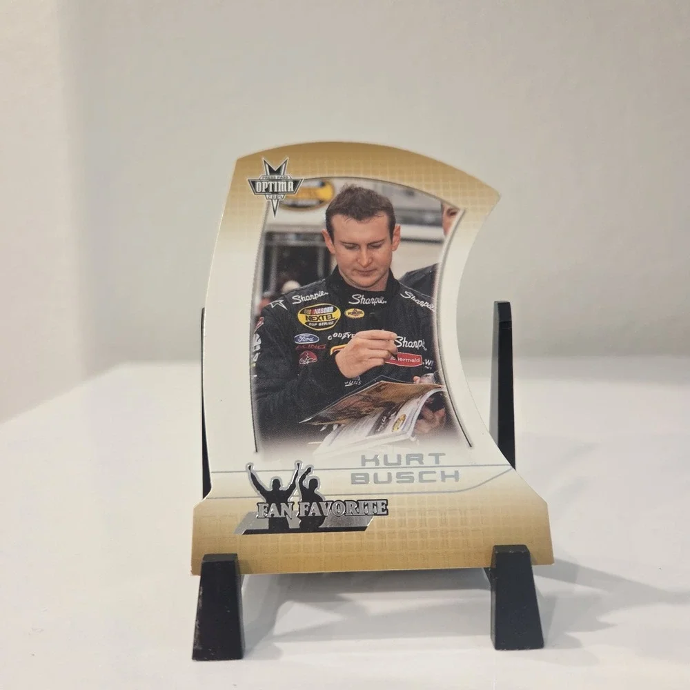 2004 Press Pass Kurt Busch Die Cut #FF 3/27 Fan Favorite NASCAR Card